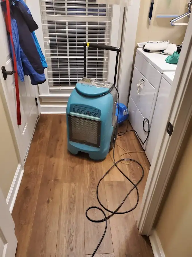 Commercial dehumidifier deployed for Crawl Space Restoration in Graham